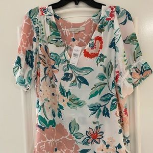 Floral LOFT blouse